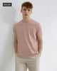 Men Organic Cotton Crew Neck Chilean Pink