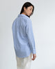 Women Cotton Relaxed Shirt Blue Stripe