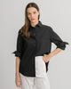 Women Cotton Relaxed Shirt Black