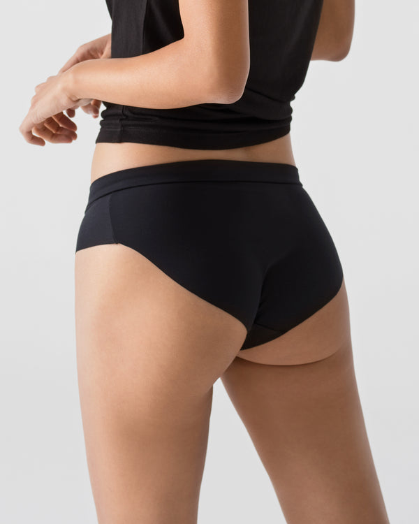 Women Tencel Micromodal Hipster Brief Black