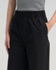 Women Elasticated Wide-Leg Trouser Black