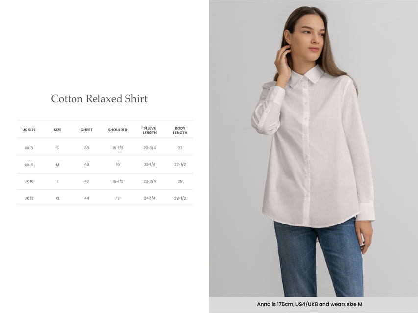 Womens Cotton Relaxed Shirt