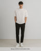 Men Premium-Weight Relaxed Tee White Fullbody