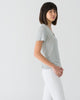 Women Tencel Lyocell V-Neck T-shirt Sea Foam