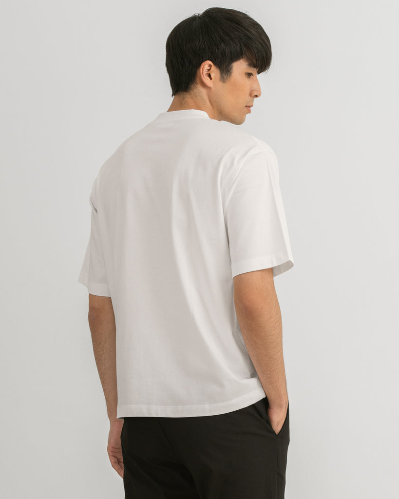 Men Premium-Weight Relaxed Tee White