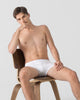 Men Tencel Micromodal Boxer Brief White Featured