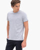 Men Organic Cotton Crew Neck with Pocket Grey Featured