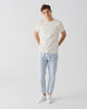 Men Organic Cotton Crew Neck Off-White