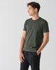 Men Organic Cotton Crew Neck Thyme Green